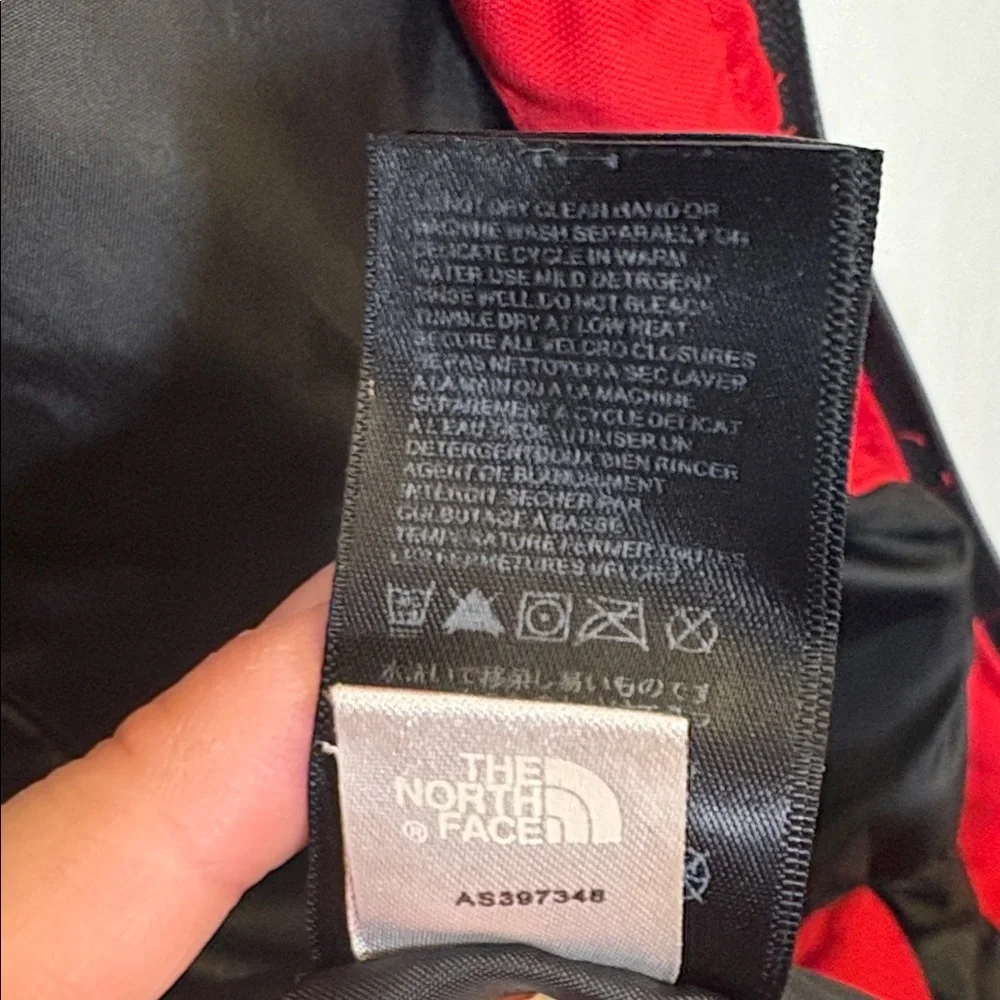 The North Face Mens VTG Steep Tech Vibrant Red and Grey Jacket Size Large